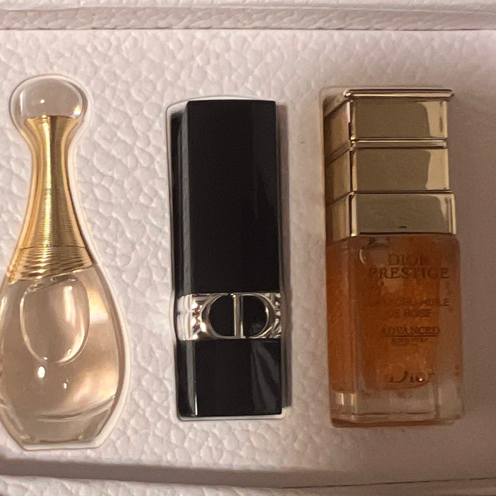 Dior skincare and makeup set